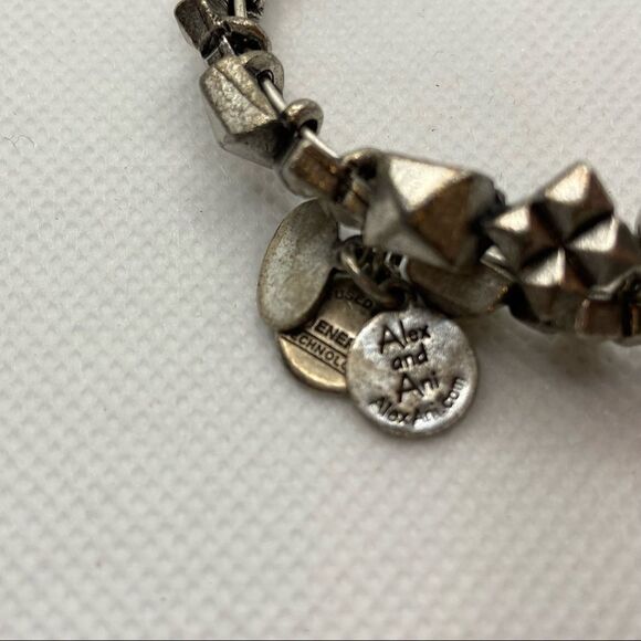 Alex and Ani silver tone wrap bracelet - Picture 6 of 6